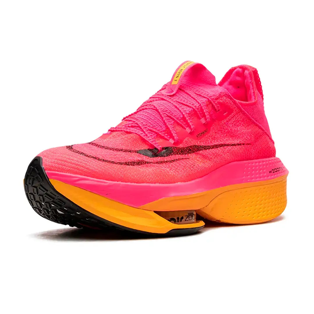 AIR ZOOM ALPHAFLY NEXT 2, Alphafly Next 2 Hyper Pink Laser Orange, tênis Nike Alphafly, tênis para corrida Nike, tênis de performance Nike, tênis Hyper Pink Laser Orange, tênis para maratona, Nike Alphafly performance, tênis de alta performance para corre
